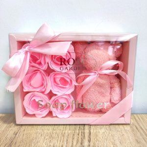 Σετ Soap Roses κ Πετσέτα Ροζ