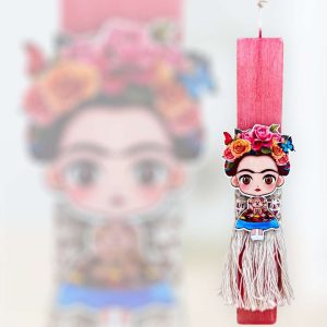 Λαμπάδα Handmade Frida Kahlo