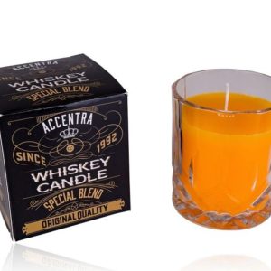 Κερί 360γρ με άρωμα Whiskey σε κουτί δώρου