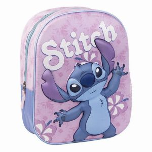 Παιδική Τσάντα Πλάτης 31εκ 3D DISNEY Lilo & Stitch
