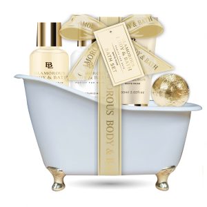 Σετ Δώρου Glamourous body & Bath White Tube